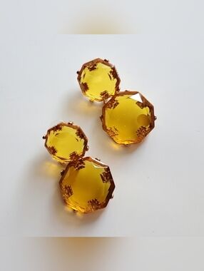 Geometric Polygon Drop Earrings